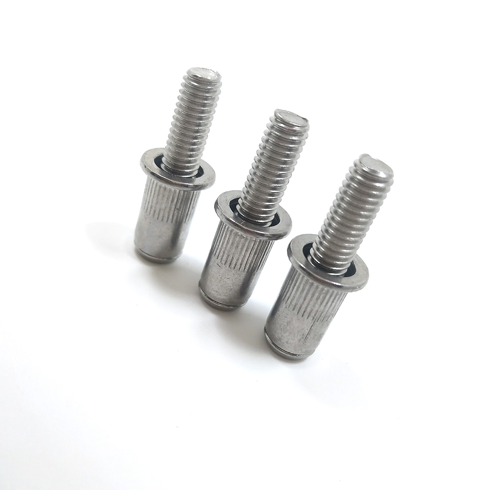 External Thread Stud Rivet Nuts Stainless Steel Blind Rivet Stud Knurled Body Insert Nuts 5