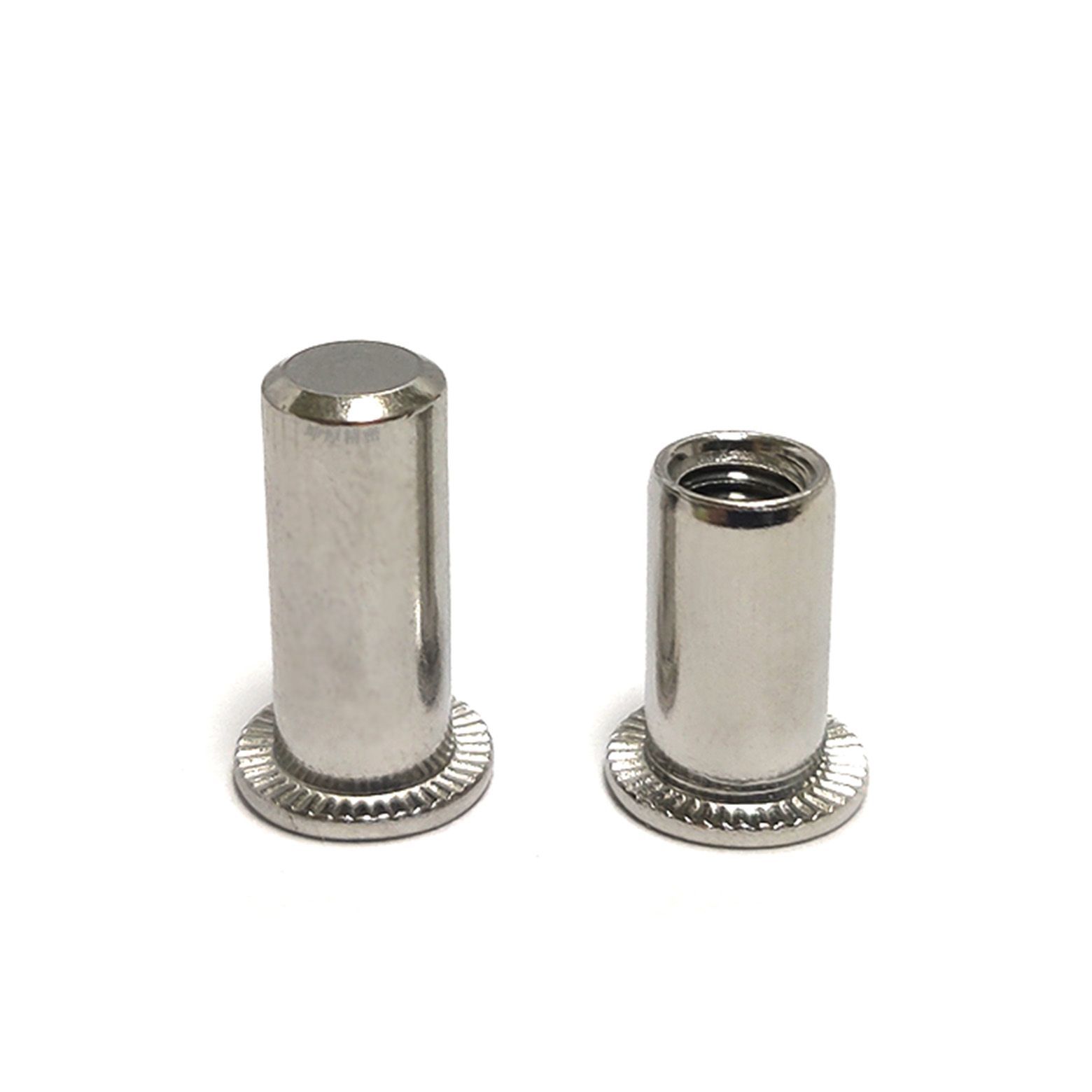 Countersunk Head Round Body Closed End Rivet Nut