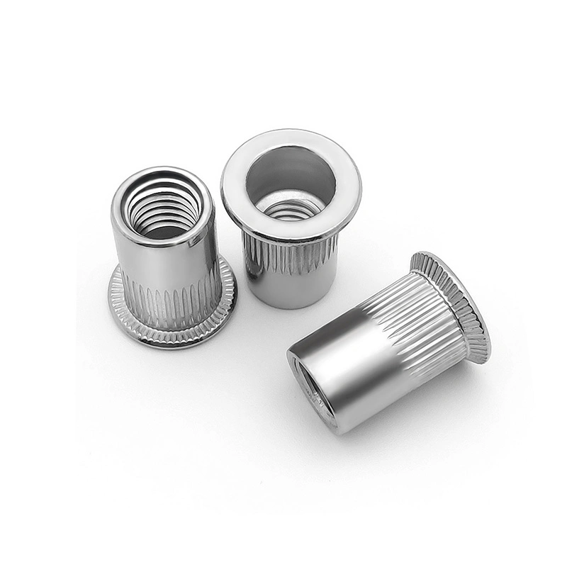 Flat Head Knurled Body Rivet Nut