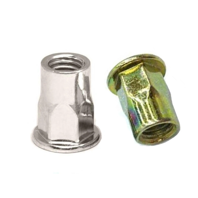 Flat Head Semi-Hex Body Rivet Nut